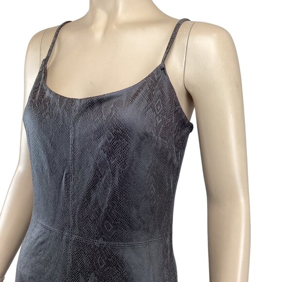Lavender Brown Womens Snake Print Slip Dress Size Xsmall  XS‎ Gray - Picture 5 of 7